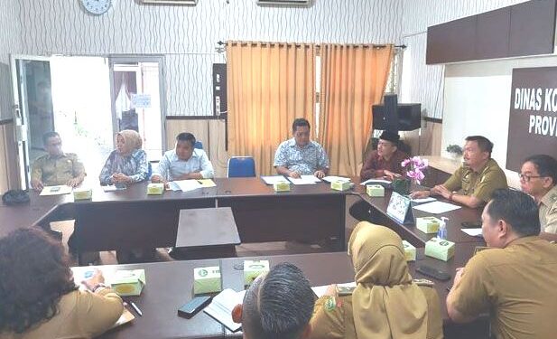 Komisi I DPRD Provinsi Jambi melakukan kegiatan studi banding ke Dinas Kominfo Provinsi Sumatera Selatan