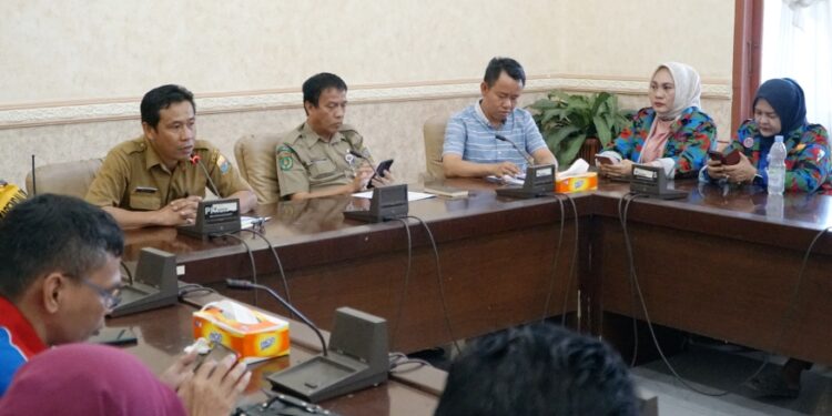 Kasubag Humas Terima Audiensi Buruh yang Tolak UU Cipta Kerja