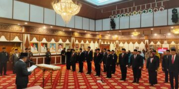 Wagub Abdullah Sani Lantik 17 Pejabat Eselon II, Berikut Nama-namaya…!