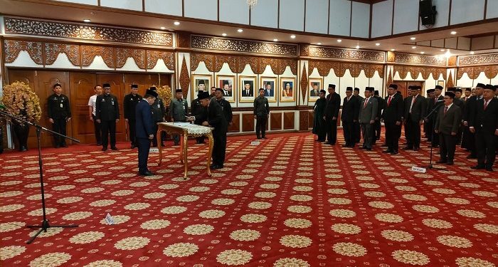 Al Haris Lantik 54 Pejabat Eselon III Lingkup Pemprov Jambi, Berikut Daftar Namanya !