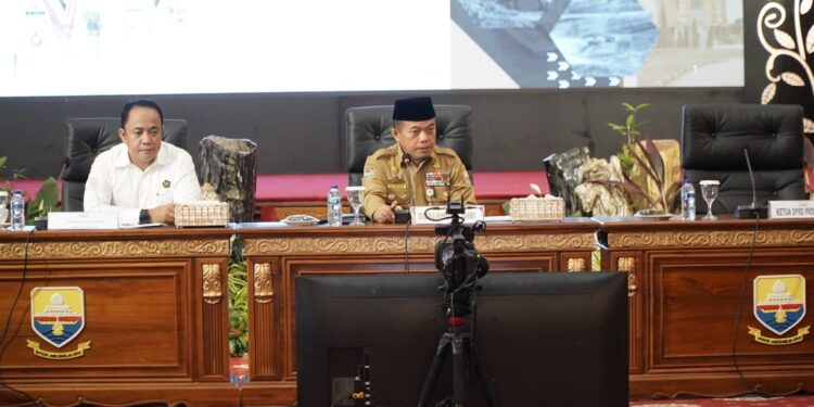 Al Haris pada Rapat Koordinasi Pembahasan Pengelolaan Pengangkutan Batubara