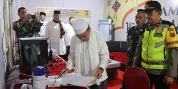 Gubernur Al Haris Tinjau Pos Pengamanan Lebaran Idul Fitri 1444 H