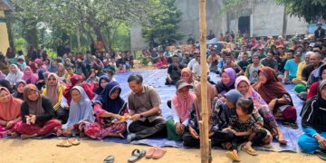 Dengar Keluhan Masyarakat Desa Bungur, Edi Purwanto Akan Pangil BPN Terkait Komplik lahan di Kumpe