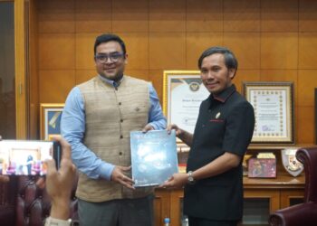 Edi Purwanto bersama Konsulat India Bahas Harga Pinang Jambi Yang Anjlok.