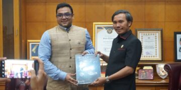 Edi Purwanto bersama Konsulat India Bahas Harga Pinang Jambi Yang Anjlok.