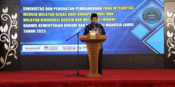 Wagub Sani : Pembangunan Zona Integritas WBK dan WBBM adalah Upaya Peningkatan Kualitas Penyelenggaraan Pemerintah