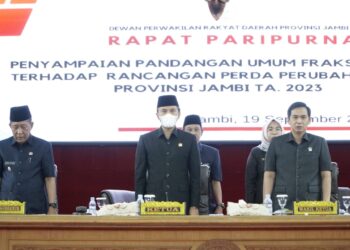 Sejumlah Fraksi Beri Pandangan Umum Soal Ranperda Perubahan APBD.