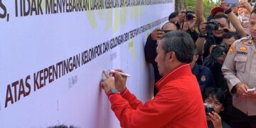 Edi Purwanto Hadiri Apel Kebangsaan dan Deklarasi Pemilu Damai 2024