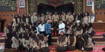 Budiyako Terima Kunjungan Puluhan Pelajar dari SMK PGRI 2 Kota Jambi