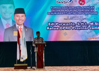 Edi Purwanto Hadiri Konsolidasi Penurunan Stunting oleh BKKBN Jambi