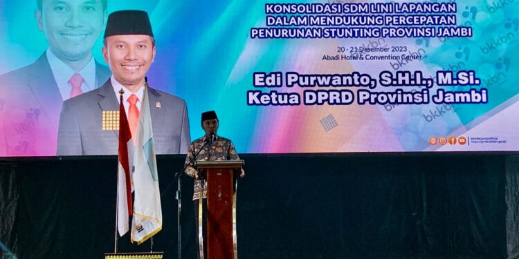Edi Purwanto Hadiri Konsolidasi Penurunan Stunting oleh BKKBN Jambi
