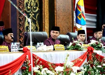 Pimpin Rapat Paripurna Hari Jadi Provinsi Jambi ke 67, Edi Purwanto Sampaikan Komitmen Lima Tahun DPRD Bangun Jambi.