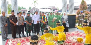 Wabup Hairan Sambut Kunker Pangdam II/Sriwijaya di Tanjabbar