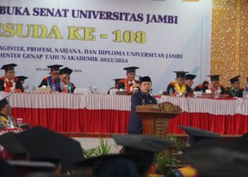 Gubernur Al Haris Harap Unja Berkembang dan Bersaing Dengan Kampus Terbaik se Indonesia