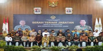 Hadiri Sertijab BPK, Gubernur Harap Terus Tingkatkan Sinergi Antara Pemprov Jambi Dengan BPK