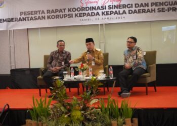 Gubernur Al Haris : Pembinaan Dari KPK Ini Sangat Penting Bagi Seluruh OPD