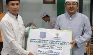 Pemkab Tanjab Barat Melaksanakan Safari Ramadhan di Desa Karya Maju Kecamatan Pengabuan