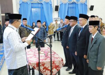 Lantik Pimpinan BAZNAS Periode 2021-2026, Bupati Anwar Sadat Harap Lebih Optimal Menjalankan Tugas