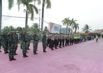 Bupati Tanjab Barat Hadiri Apel Kesiapan Pengamanan Malam Takbir Hari Raya Idul Fitri 1445 H