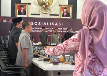 Bersama KPK, DPRD Provinsi Jambi Gelar Sosialisasi Pencegahan Tindak Pidana Korupsi