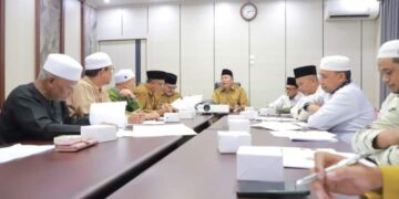 Rapat Penentuan Dewan Hakim dan Panitera MTQ ke-52 Tingkat Kabupaten Tanjab Barat Tahun 2024 Dipimpin Wakil Bupati