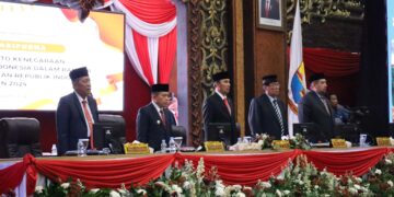 Edi Purwanto Pimpin Paripurna Mendengarkan Pidato Kenegaraan