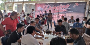 Setwan DPRD Provinsi Jambi Gelar Turnamen Domino Meriahkan HUT ke-79 RI