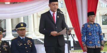 Ketua DPRD Jambi Baca Ikrar Hari Kesaktian Pancasila di Upacara 1 Oktober