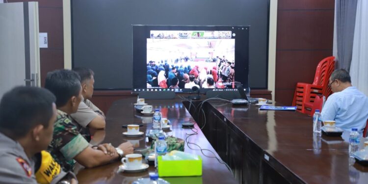 Sekda Tanjab Barat Hadiri Pelantikan Penjabat Bupati Merangin dan Sarolangun Secara Virtual