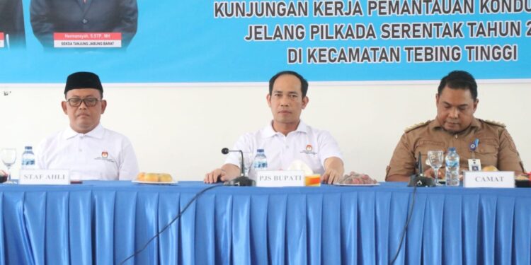 Pjs Bupati Tanjab Barat Ajak Tebing Tinggi Jaga Kondusivitas Jelang Pilkada 2024