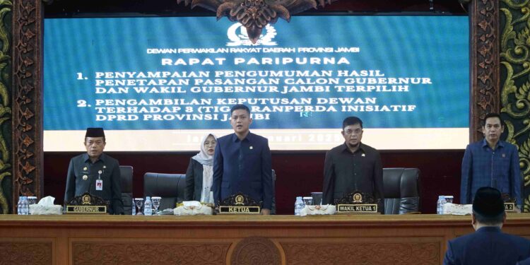 DPRD Provinsi Jambi Sahkan Tiga Perda Inisiatif untuk Kepentingan Masyarakat