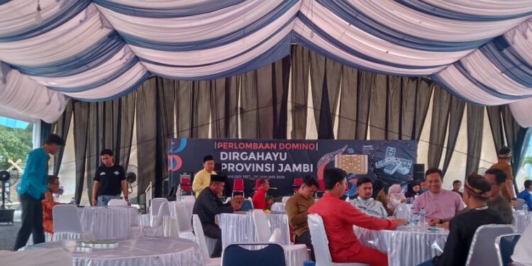 Turnamen Domino HUT Jambi ke-68 Berakhir, Jurnalis Dominasi Kemenangan