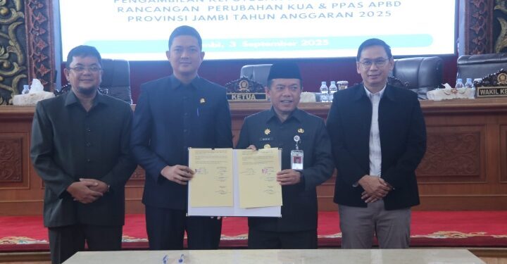 DPRD Jambi Sepakati Perubahan KUA-PPAS 2025, Fiskal Daerah Disesuaikan Demi Prioritas Rakyat